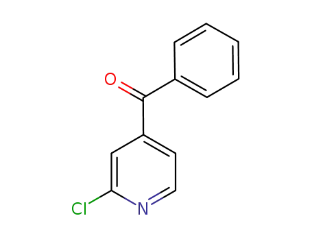 Molecular Structure of 80099-88-3 ((2-chloropyridin-4-yl)(phenyl)methanone)