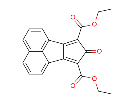 Molecular Structure of 57830-24-7 (diethyl 8-oxo-8H-cyclopenta-(a)-acenaphthylene-7,9-dicarboxylate)