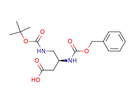 Molecular Structure of 96186-30-0 (Z-D-DBU(BOC)-OH)