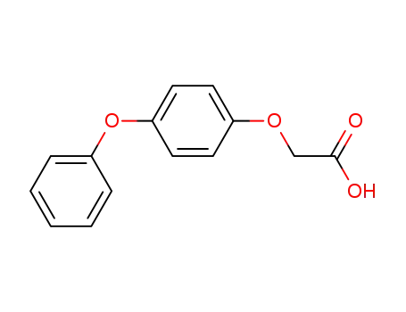 Molecular Structure of 38559-90-9 ((4-PHENOXYPHENOXY)ACETIC ACID)