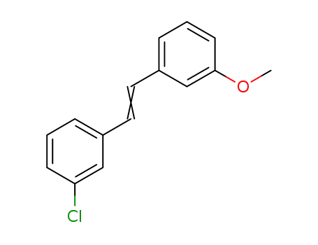 Molecular Structure of 164220-45-5 (3-CHLORO-3'-METHOXYSTILBENE)