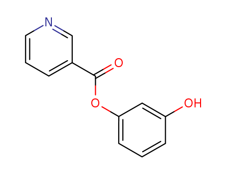 3-Pyridinecarboxylic acid, 3-hydroxyphenyl ester