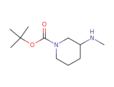 Molecular Structure of 392331-89-4 (1-Boc-3-methylaminopiperidine)