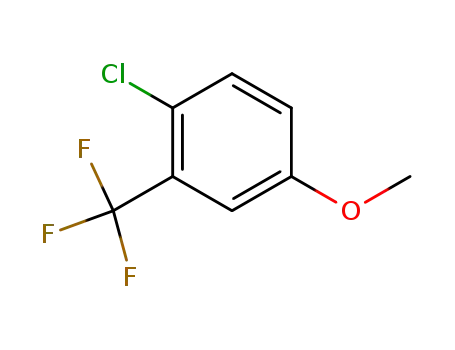 Molecular Structure of 400-73-7 (4-CHLORO-3-(TRIFLUOROMETHYL)ANISOLE)