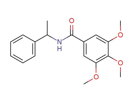 3,4,5-trimethoxy-N-(1-phenylethyl)benzamide