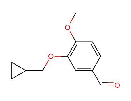 Molecular Structure of 153200-64-7 (3-Cyclopropylmethoxy-4-methoxybenzaldehyde)