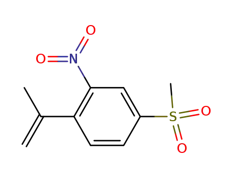 4-(methylsulfonyl)-2-nitro-1-(prop-1-en-2-yl)benzene