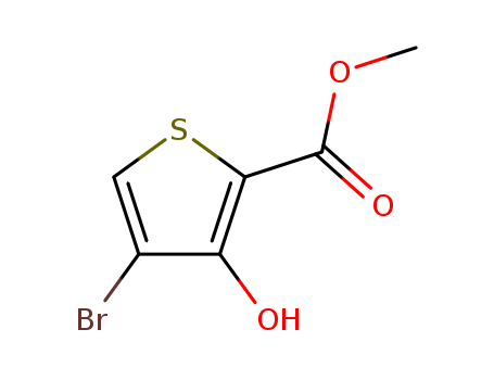2-Thiophenecarboxylicacid, 4-bromo-3-hydroxy-, methyl ester