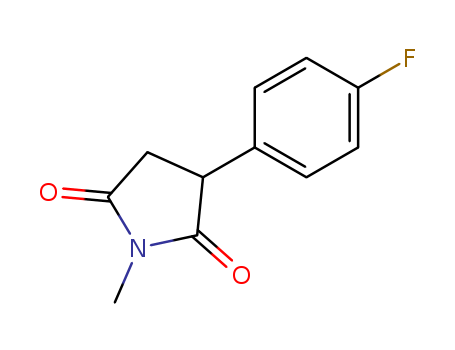 2,5-Pyrrolidinedione, 3-(4-fluorophenyl)-1-methyl-