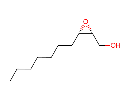 Molecular Structure of 123932-68-3 ([(2R,3S)-3-heptyloxiran-2-yl]methanol)