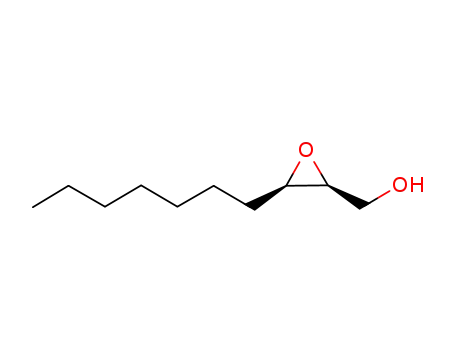 Molecular Structure of 107033-43-2 ([(2S,3R)-3-heptyloxiran-2-yl]methanol)