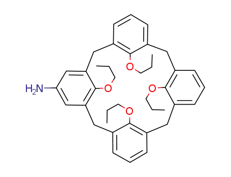 Molecular Structure of 199923-84-7 (5-monoamino-25,26,27,28-tetrakis(propyloxy)-calix[4]arene)