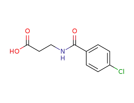 Molecular Structure of 440341-75-3 (3-[(4-CHLOROBENZOYL)AMINO]PROPANOIC ACID)
