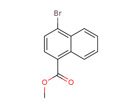 Molecular Structure of 35615-97-5 (Methyl 4-bromo-1-naphthoate)
