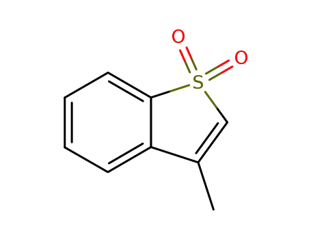 Molecular Structure of 6406-91-3 (3-Methylbenzo[b]thiophene dioxide)