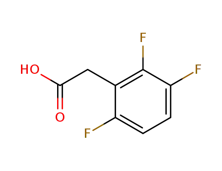 Molecular Structure of 114152-23-7 (2,3,6-TRIFLUOROPHENYLACETIC ACID)