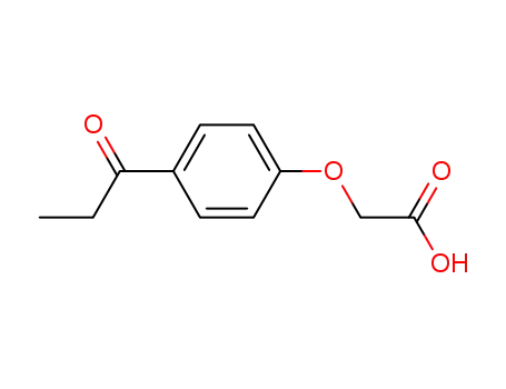 Molecular Structure of 6501-31-1 ((4-PROPIONYL-PHENOXY)-ACETIC ACID)