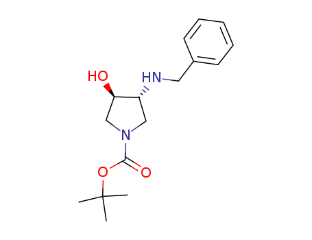 tert-butyl (3R,4R)-3-(benzylamino)-4-hydroxypyrrolidine-1-carboxylate
