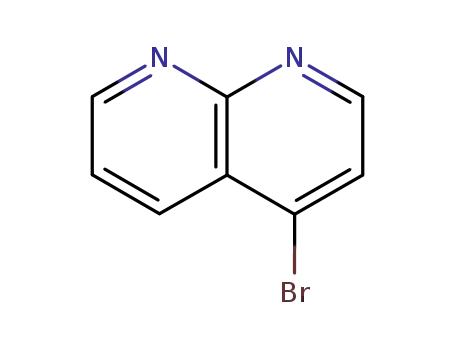 Molecular Structure of 54569-28-7 (4-Bromo-1,8-naphthyridine)