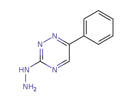 Molecular Structure of 73214-25-2 (1,2,4-Triazin-3(2H)-one, 6-phenyl-, hydrazone)