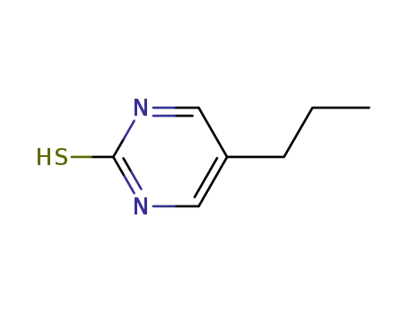 Molecular Structure of 52767-84-7 (2-MERCAPTO-5-N-PROPYLPYRIMIDINE)