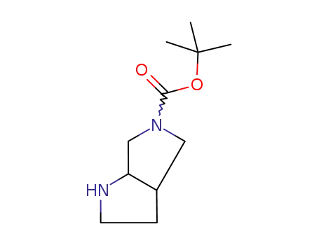 Molecular Structure of 180975-51-3 ((cis)-5-Boc-Hexahydro-pyrrolo[3,4-b]pyrrole)