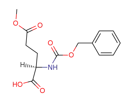Molecular Structure of 27025-24-7 (Z-D-GLU(OME)-OH)