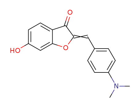Molecular Structure of 637753-80-1 (6-hydroxy-4'-dimethylaminoaurone)