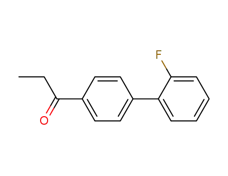 Molecular Structure of 37989-92-7 (4'-(2-FLUOROPHENYL)PROPIOPHENONE)