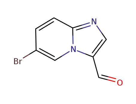 Molecular Structure of 30384-96-4 (6-BROMOIMIDAZO[1,2-A]PYRIDINE-3-CARBALDEHYDE)