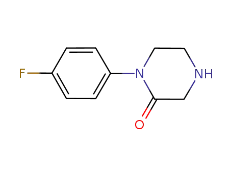 Molecular Structure of 780753-89-1 (1-(4-FLUORO-PHENYL)-PIPERAZIN-2-ONE)