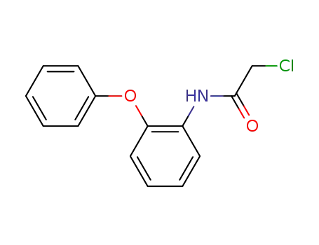Molecular Structure of 22504-02-5 (2-CHLORO-N-(2-PHENOXY-PHENYL)-ACETAMIDE)