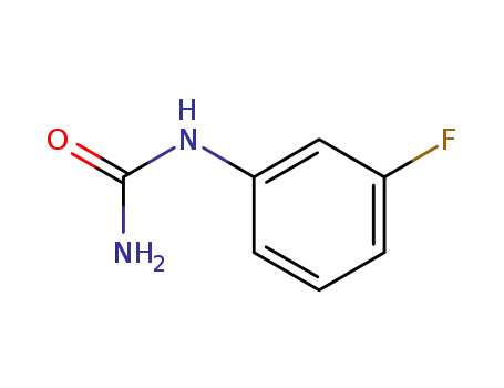 Molecular Structure of 770-19-4 (3-FLUOROPHENYLUREA)