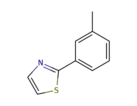 Molecular Structure of 42156-13-8 (2-o-tolylthiazole)