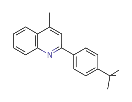 Molecular Structure of 863487-45-0 (2-(4-(tert-butyl)phenyl)-4-methylquinoline)