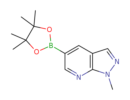 1-methyl-5-(tetramethyl-1,3,2-dioxaborolan-2-yl)-1H-pyrazolo[3,4-b]pyridine