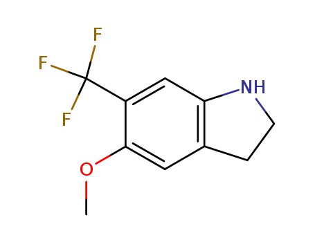 6-(trifluoromethyl)-5-methoxyindoline