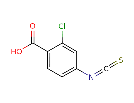 Molecular Structure of 486415-44-5 (4-isothiocyanato-2-chlorobenzoic acid)