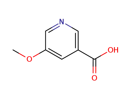 Molecular Structure of 20826-03-3 (5-METHOXY-NICOTINIC ACID)