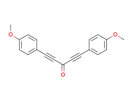 Molecular Structure of 34793-63-0 (1,5-Bis(4-methoxyphenyl)-1,4-pentadiyn-3-one)