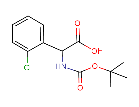 Benzeneacetic acid,2-chloro-a-[[(1,1-dimethylethoxy)carbonyl]amino]-