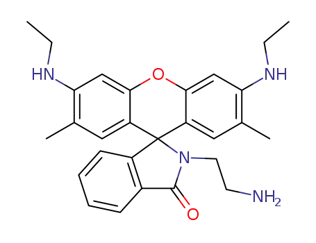 Molecular Structure of 440666-99-9 (N-(rhodamine-6G)lactam-ethylenediamine)