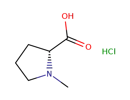 Molecular Structure of 702710-17-6 (N-Methyl-D-proline Hydrochloride)