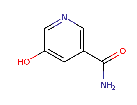 Molecular Structure of 101512-21-4 (3-Pyridinecarboxamide,5-hydroxy-(9CI))