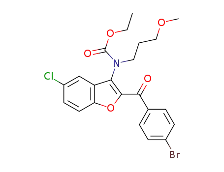 Molecular Structure of 1251584-49-2 (C<sub>22</sub>H<sub>21</sub>BrClNO<sub>5</sub>)