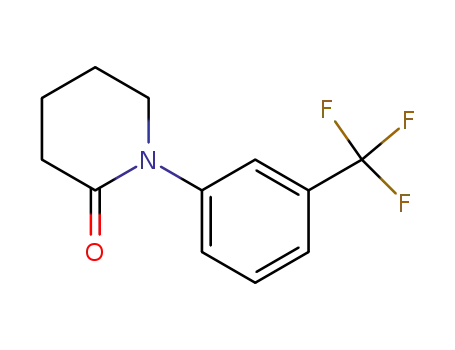 Molecular Structure of 159177-91-0 (1-(3-TRIFLUOROMETHYL-PHENYL)-PIPERIDIN-2-ONE)