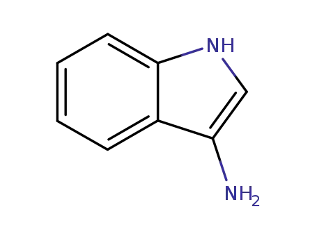 Molecular Structure of 7250-19-3 (1H-Indol-3-amine)