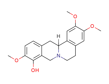 Molecular Structure of 7762-76-7 (Protoberberine alkaloid)