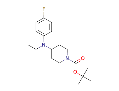t-butyl 4-[(ethyl)(4-fluorophenyl)amino]piperidine-1-carboxylate