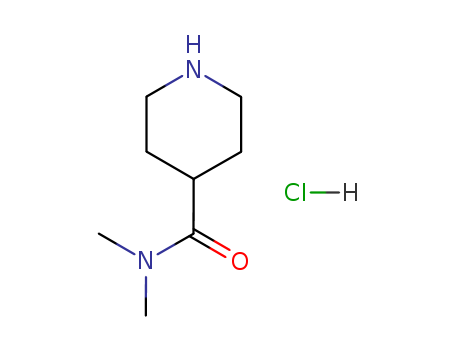 4-Piperidinecarboxamide,N,N-dimethyl-, hydrochloride (1:1)  CAS NO.6270-42-4